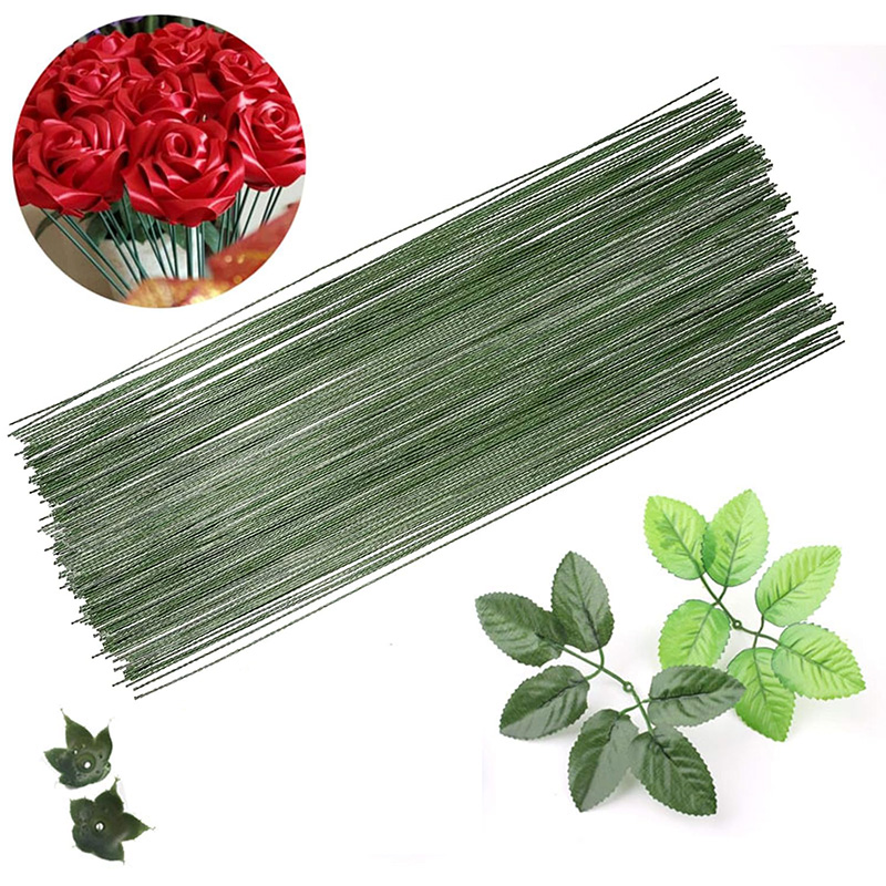 Wire Stem Florist - 50/100 Peças de Hastes de Arame