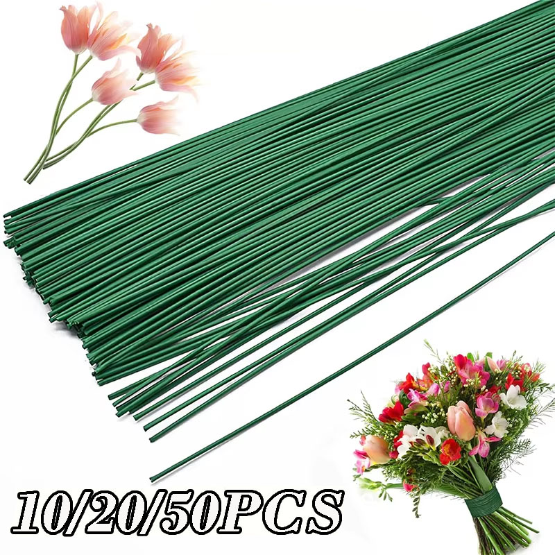 Wire Stem Florist - Haste de arame para flores artificiais,