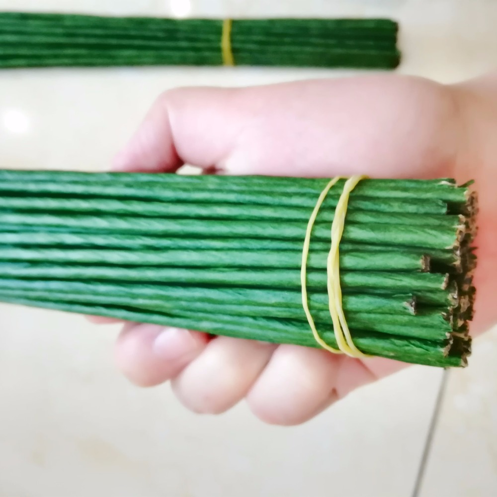 Wire Stem Florist - Fios de Seda Verde Escuro de