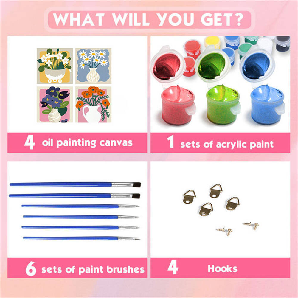 Pintura por número kit mediter - Florist Supply Vases avaliação e preço
