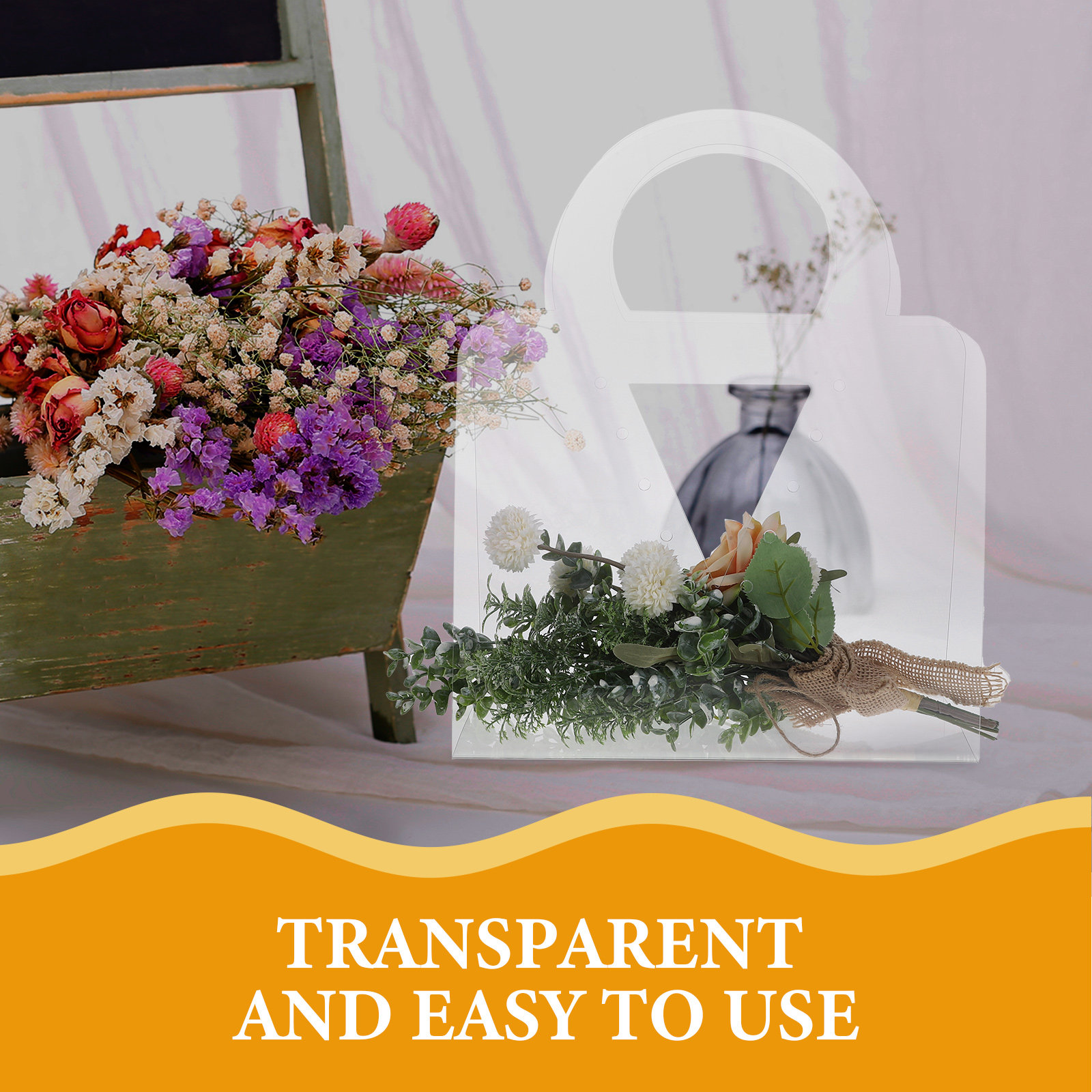 4 Sacos Transparentes para Buq - Florist Supply Shop avaliação e preço