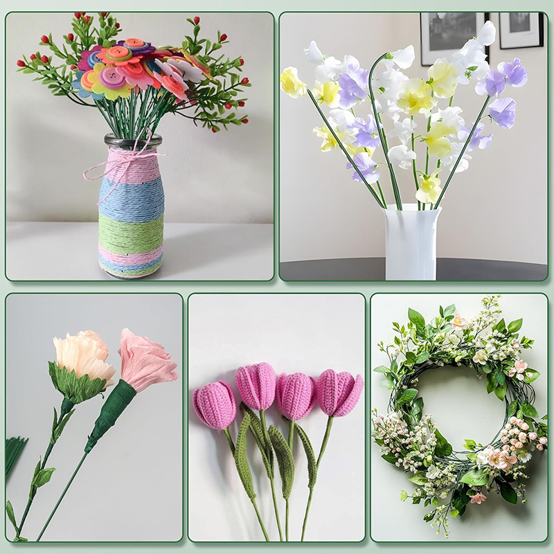 50/100 Peças de Hastes de Aram - Wire Stem Florist avaliação e preço