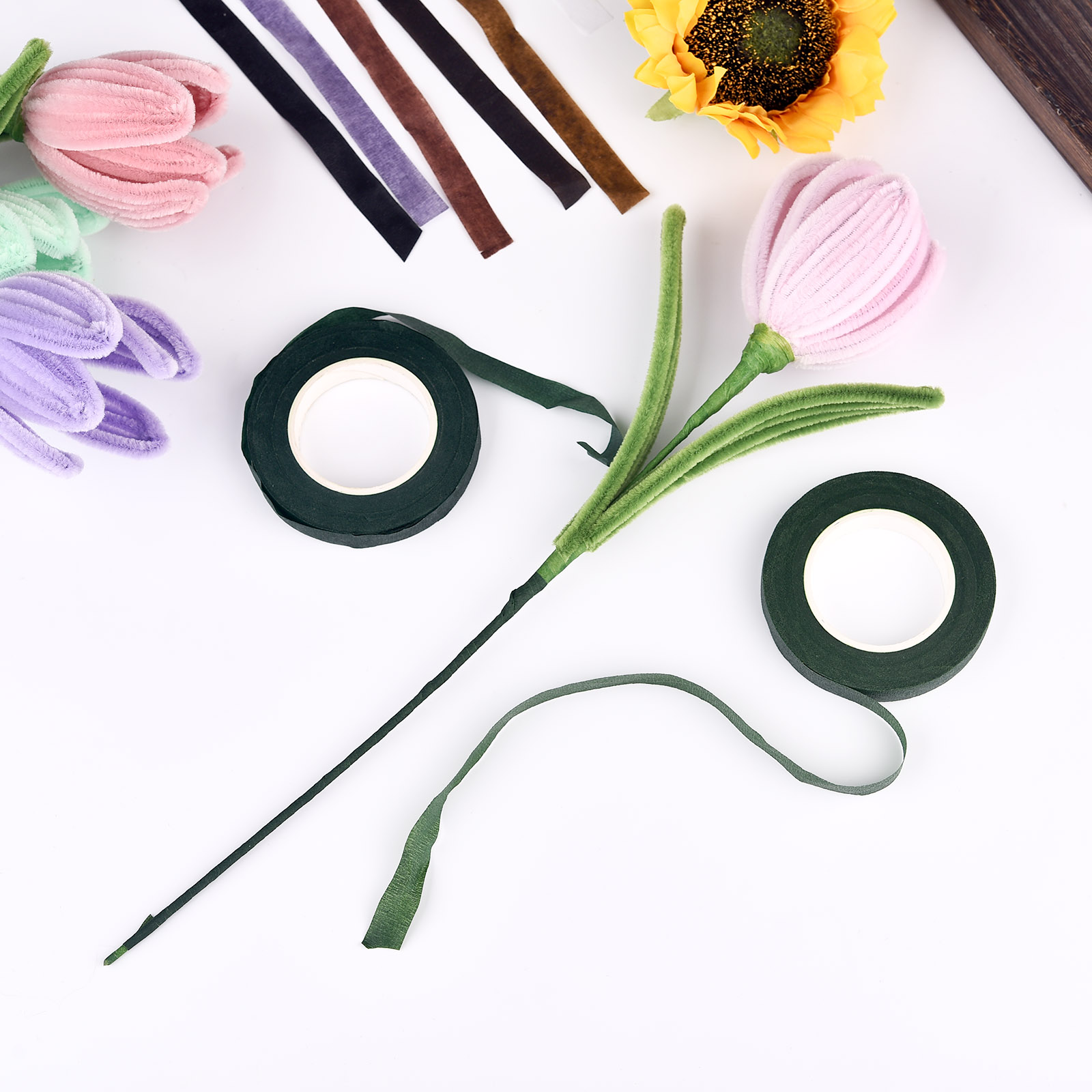 30 jardas fita de haste floral - Anda Florist Supply avaliação e preço