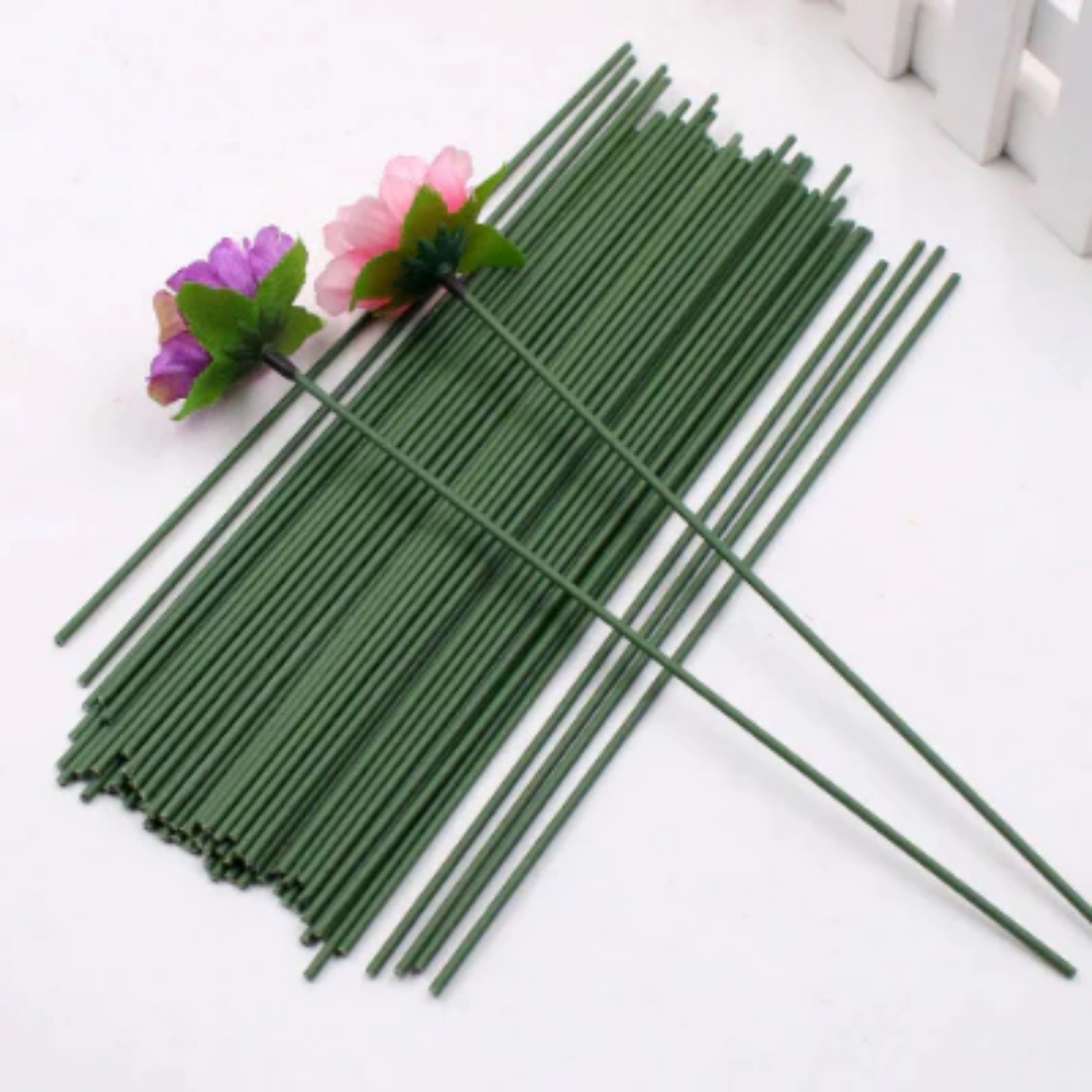 50 Peças de Arame Floral Verde - Wire Stem Florist avaliação e preço