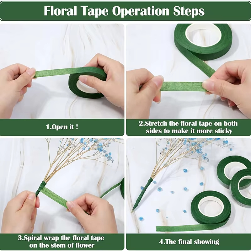 Fita Floral Verde de 20 Jardas - Anda Florist Supply avaliação e preço