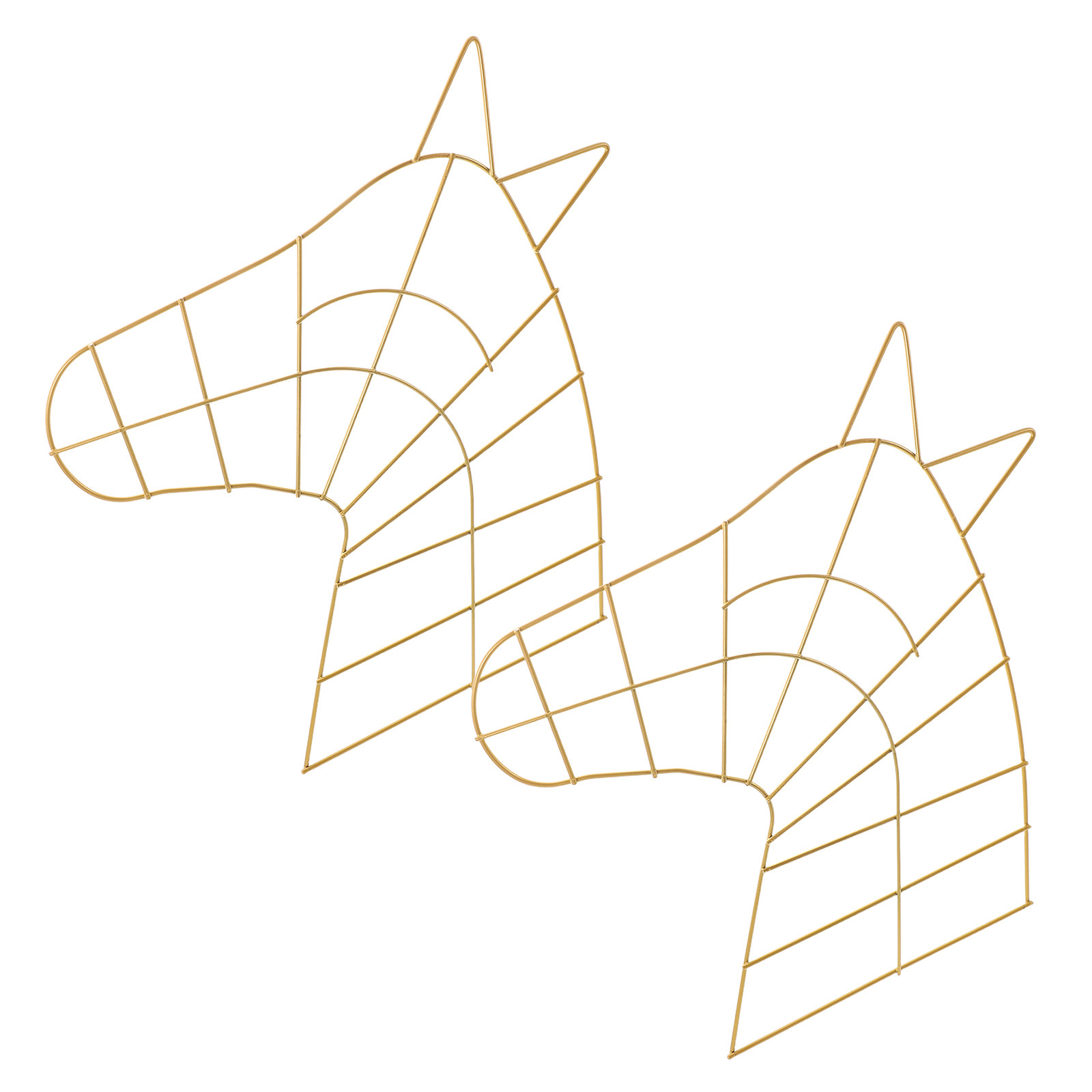 2 Peças de Estruturas Metálica - Wreath Form Wire avaliação e preço
