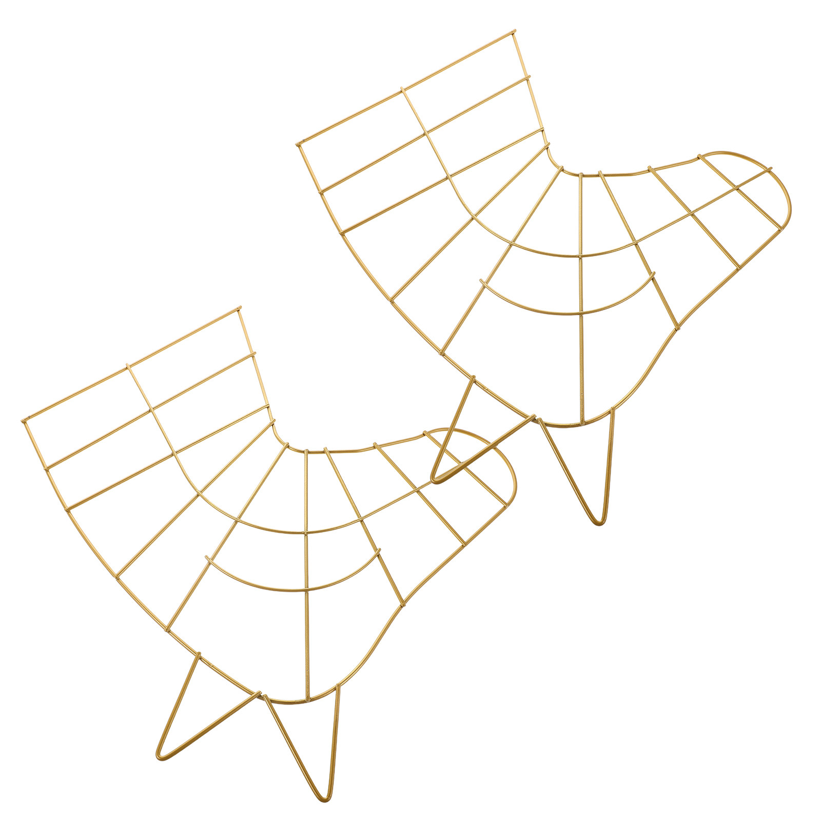 2 Peças de Estruturas Metálica - Wreath Form Wire avaliação e preço