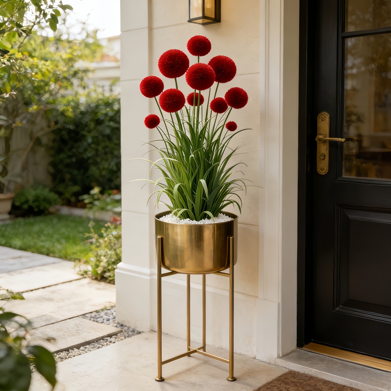 4 Peças = 12 Hastes, Vaso Não  - Florist Supply Vases avaliação e preço