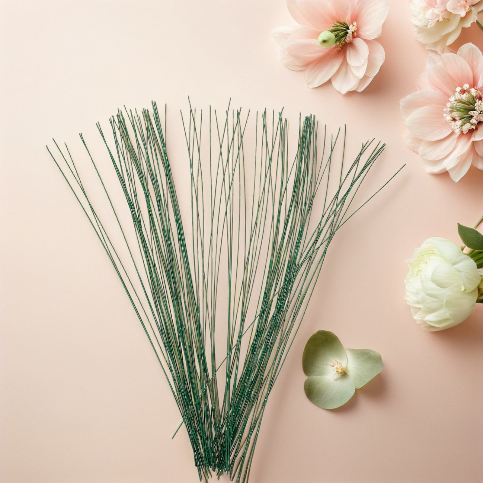 100 Peças de Arame Floral Verd - Wire Stem Florist avaliação e preço