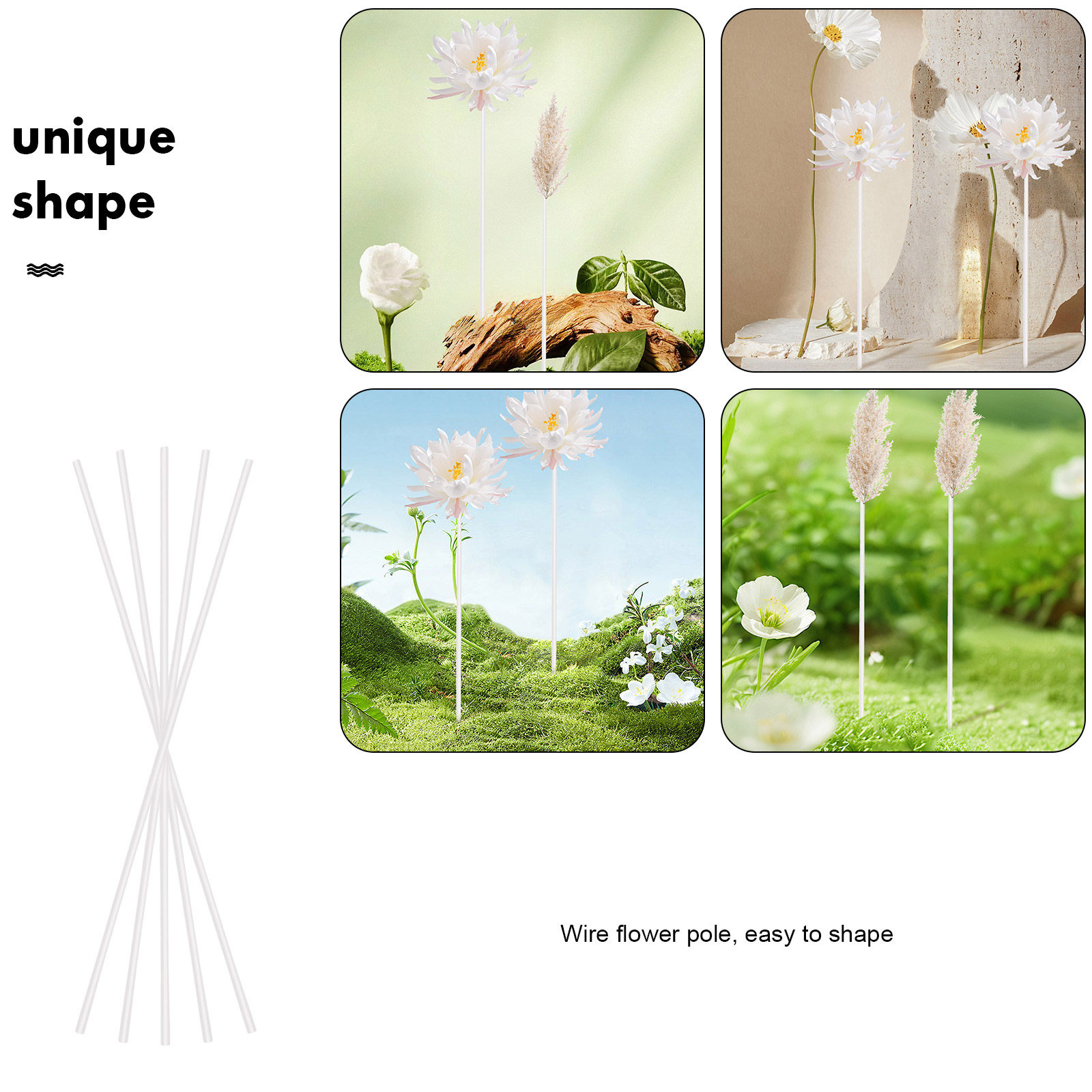40 Peças de Arame Floral de Fe - Wire Stem Florist avaliação e preço