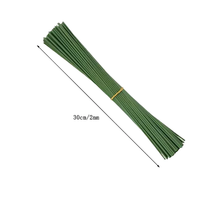 Hastes de fio floral verde cla - Wire Stem Florist avaliação e preço