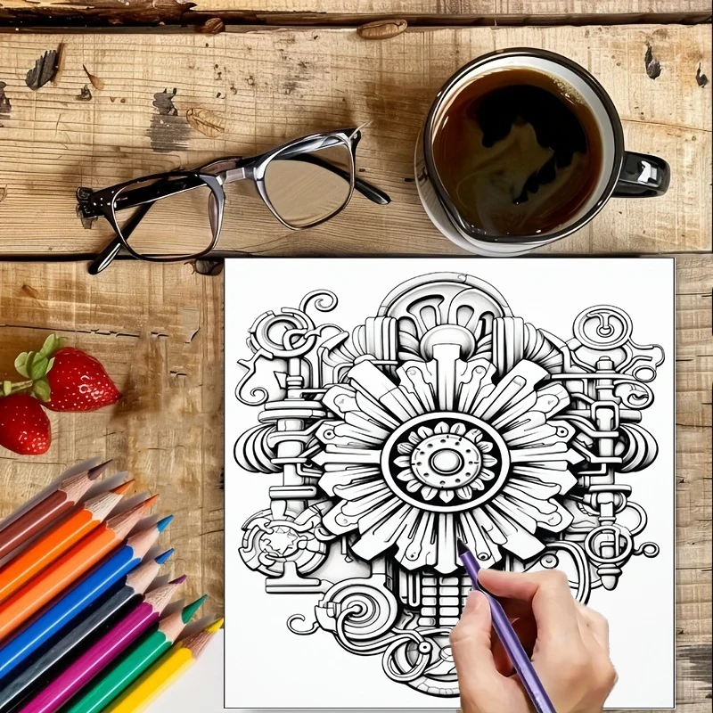 Livro de Colorir Flores Steamp - Flower Supplies avaliação e preço