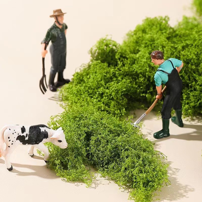 30/100g plantas verdes artific - Preserved Moss Sheet avaliação e preço