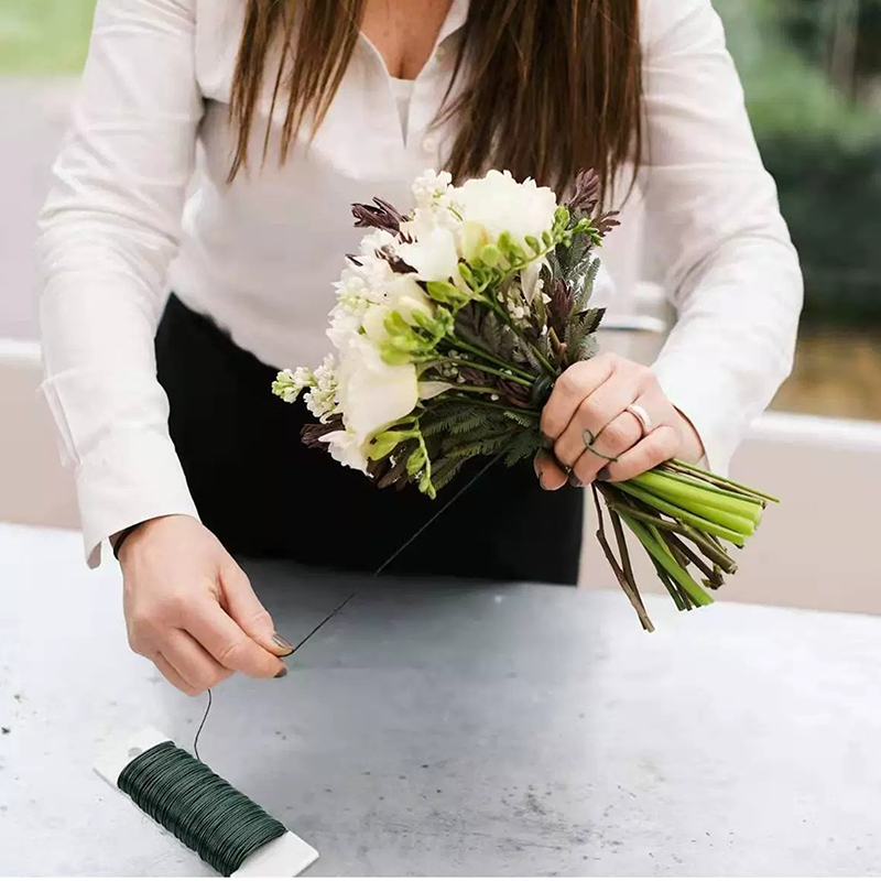 Artesanato fios florista flor  - Wire Stem Florist avaliação e preço