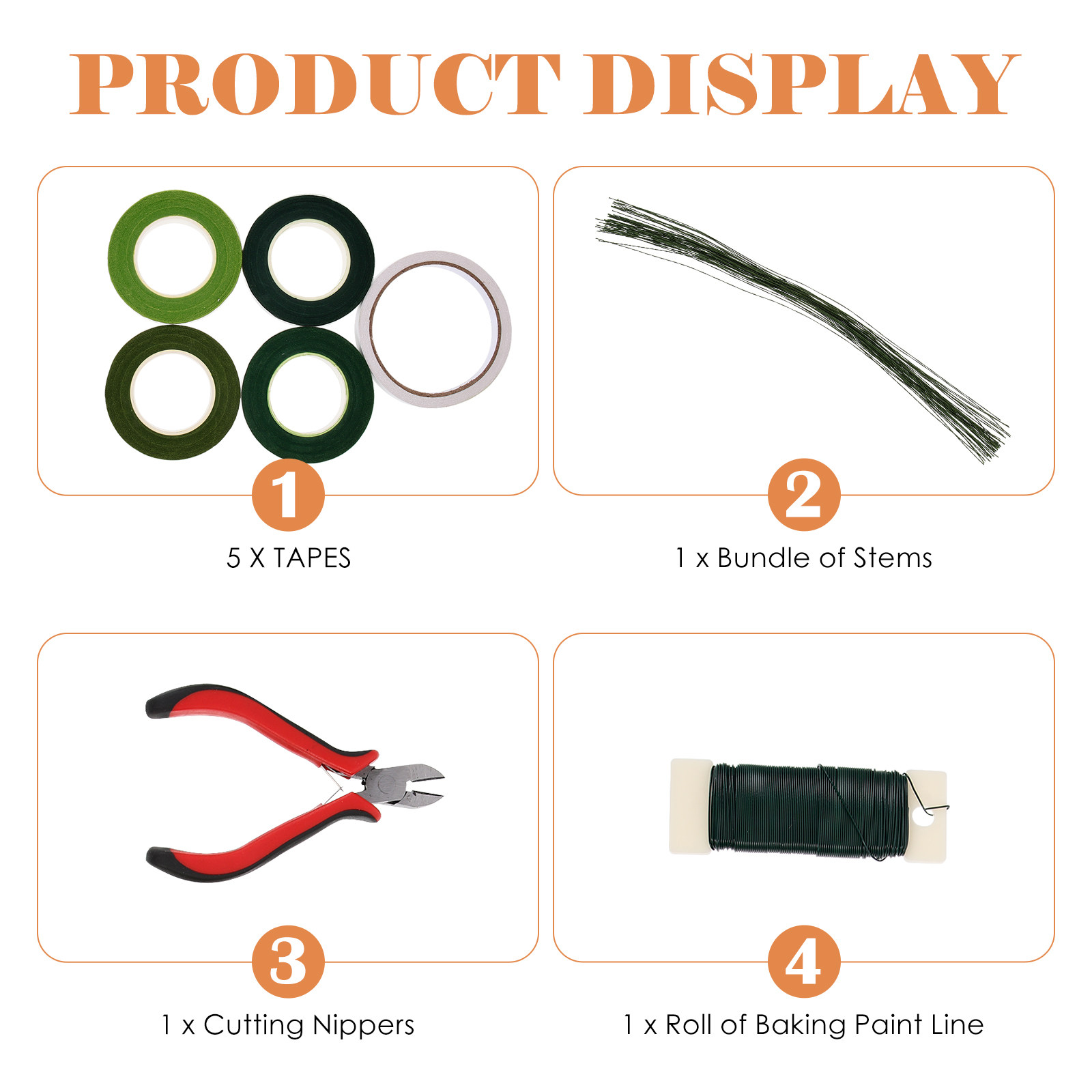 1 Conjunto de Ferramentas para - Wire Stem Florist avaliação e preço