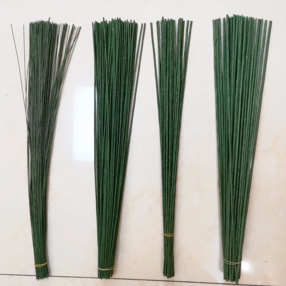 Fios de Seda Verde Escuro de 1 - Wire Stem Florist avaliação e preço